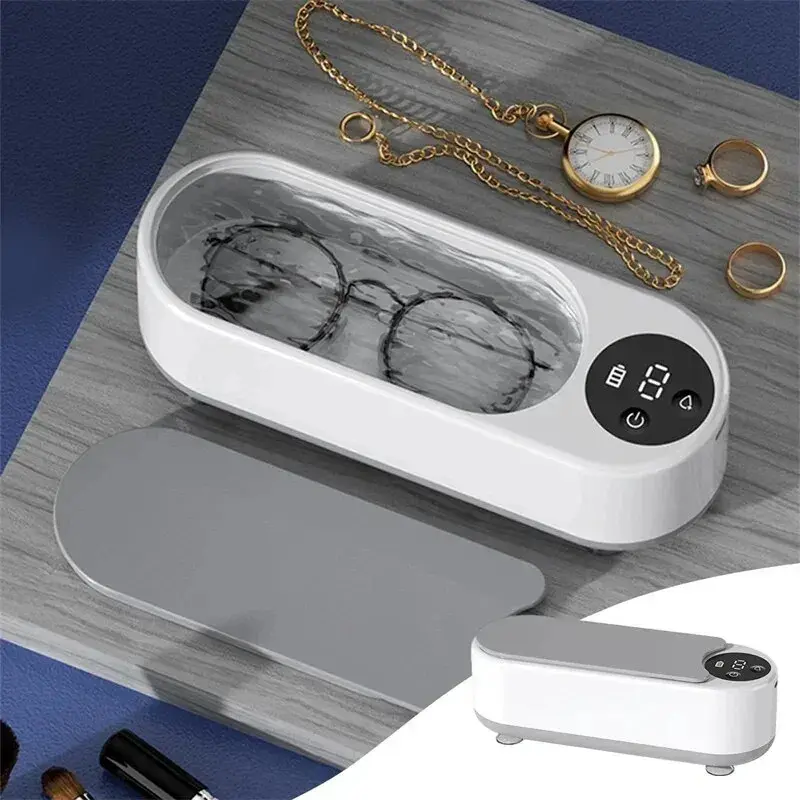 450ml Ultrasonic Cleaner Multi-function High Frequency Vibration Portable Household Cleaning Machine Jewelry Ring Glasse