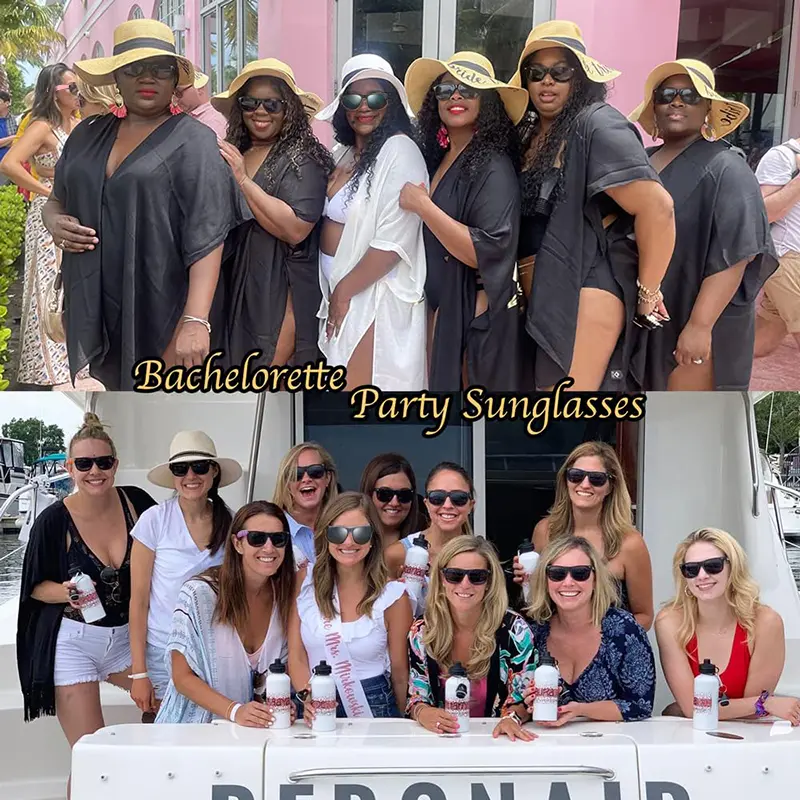 12-100Pcs Neon Bachelorette Party Sunglasses Wedding Favors Gifts for Guests Hen Party Adult Birthday Party Favors Sun Glasses