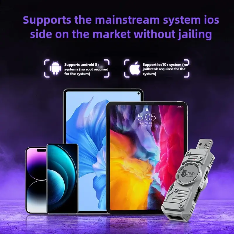Gamwing M9 Mobile Game Keyboard & Mouse Controller Converter Adapter for Native Games Call of Duty for Android & iOS