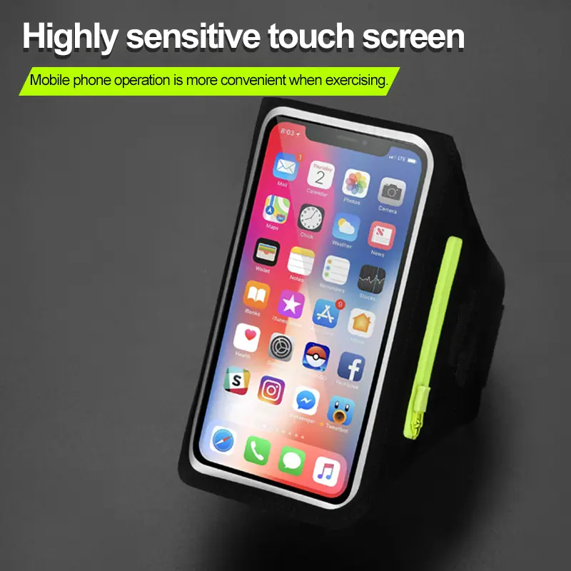 Running Bag For Phone Case On Hand Armband On The Phone Bags Accessories Wrist Armbands mp3 mp4 Bags Sport Phone Sleeve Bags