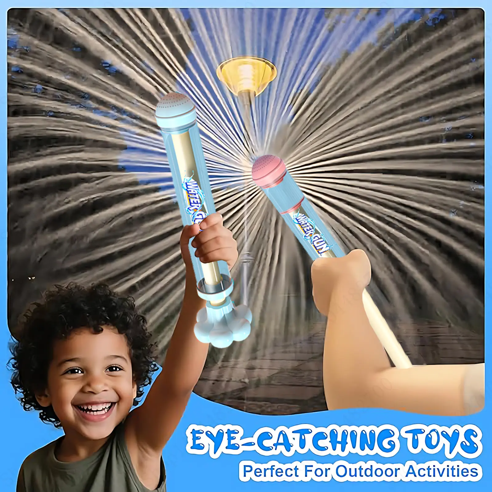8-60Pcs Firework Water Guns for Kid Adult Pull-Back Pull-Out Water Gun Beach Water Game Toy Swimming Pool Party Favors for Guest