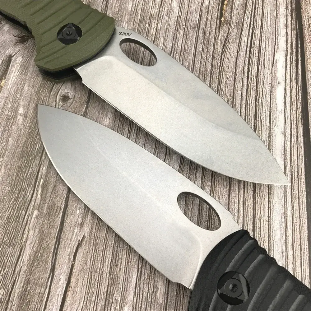 BM  737 Tacticals Folding Knife S35V Stainless Steel S35V Blade Green/black Handle Outdoor Self Defense Hunting Pocket Knives