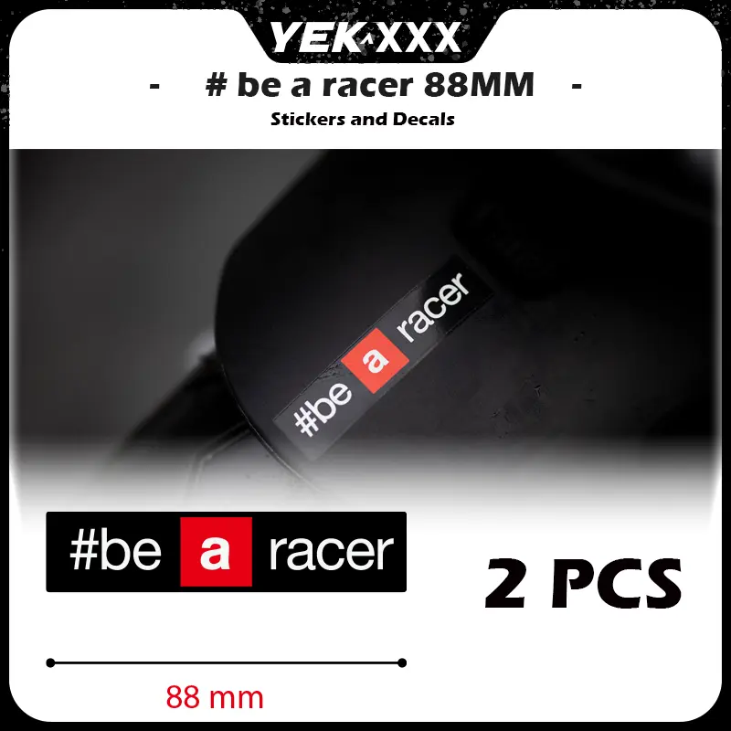 For Aprilia RS 660 Tuono V4 RSV4 RS457 Motorcycle Front Fender Racing Sticker Decal #be a racer Sticker decals 88mm *2Pcs