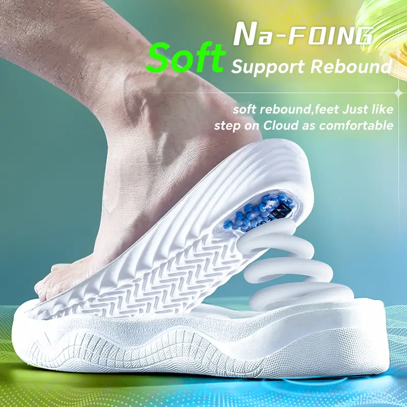 1 pair of hidden height-increasing insoles, soft and comfortable, odor-proof, with a plug-and-pull design, protecting your heigh