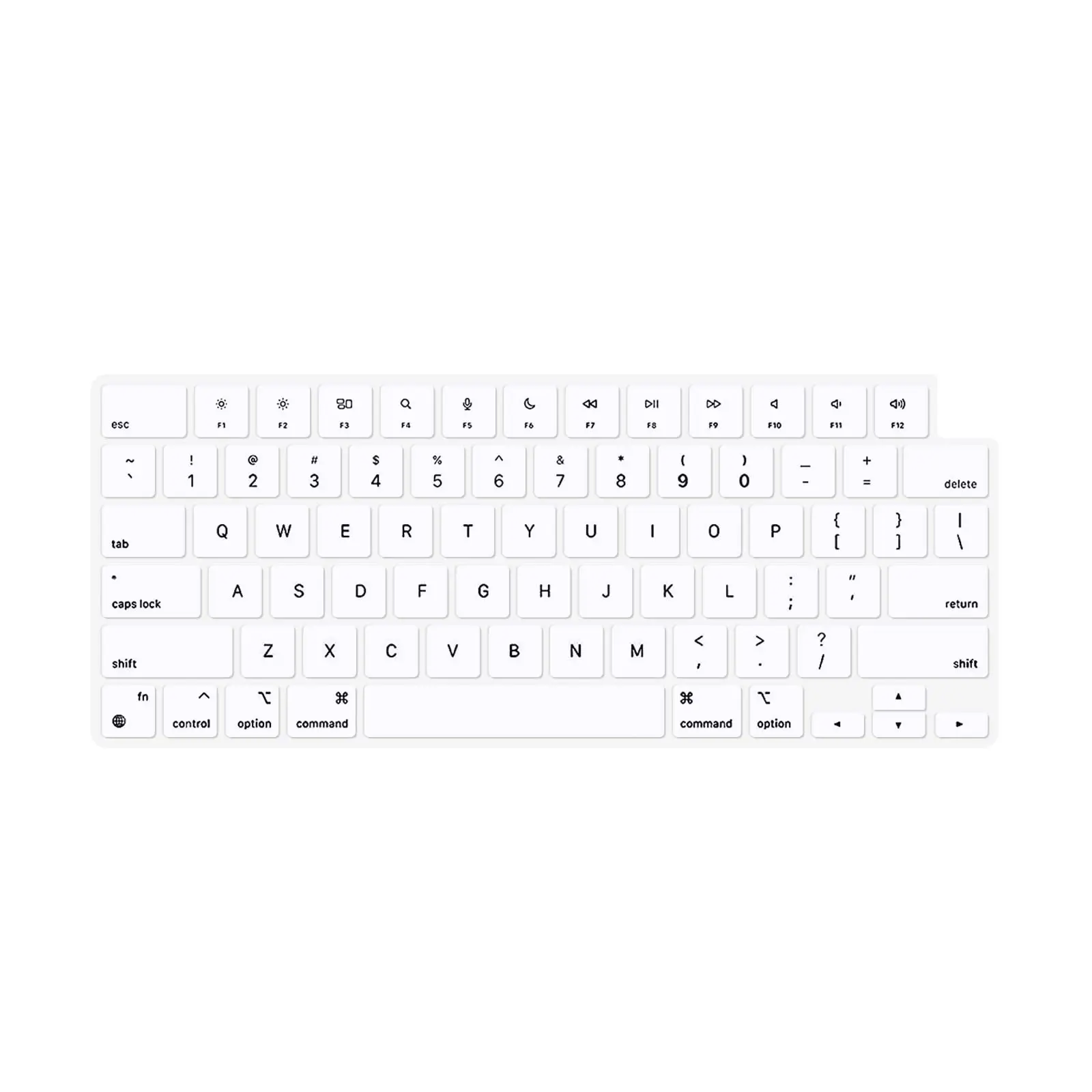 Keyboard Cover Skin for MacBook Air & Pro M3 M2 M1 15.3"14"13.6" 16 A3113 A3114 A2941 A2681 A2992 A2991 A2918 A2779 A2780 A2442