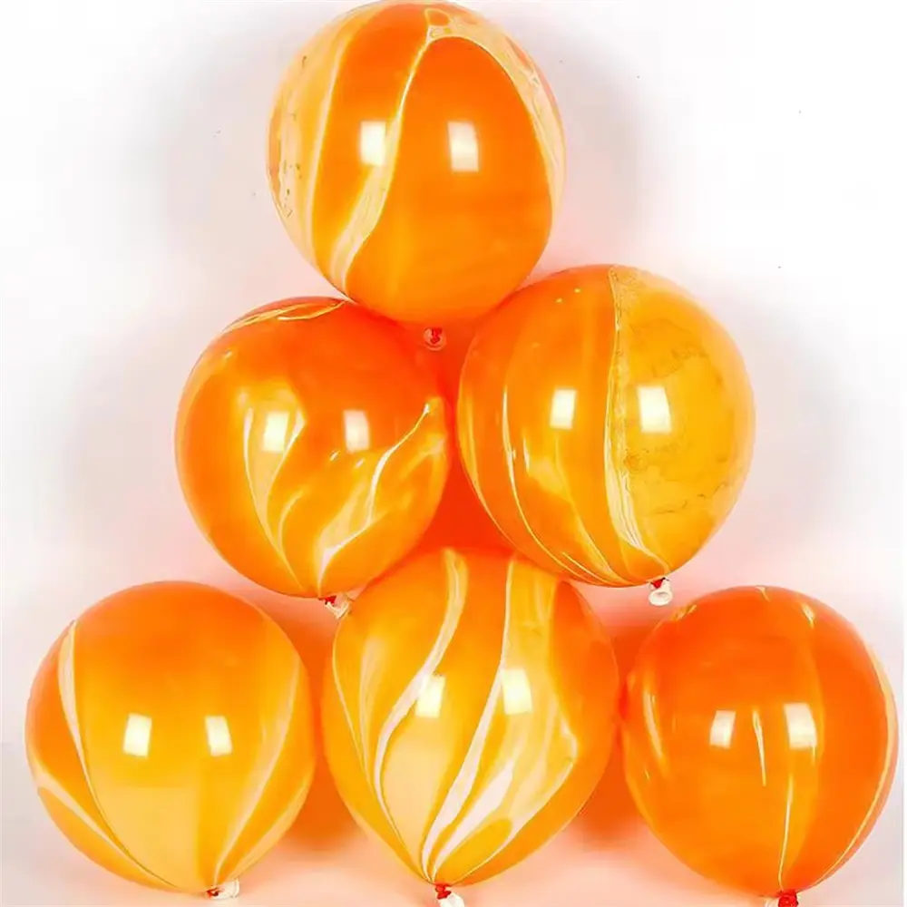 10/20/50pcs Agate Balloon Wholesale 10inch Marble Texture Color Cloud Latex Balloon Birthday Party Wedding Celebration Decor