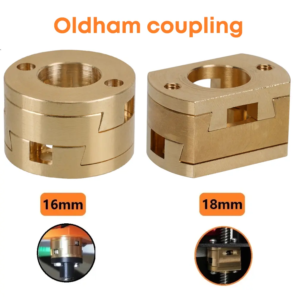 OLDHAM Coupling 16mm 18mm Coupler for Creality 3D Printers CR10 S4 S5 CR10S PRO Ender3 Pro V2 3S Z-axis for T8 Screw