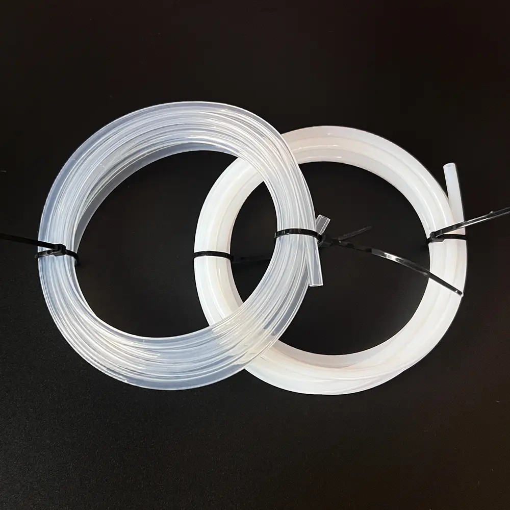 1M 2M White PTFE Tube Pipe Bowden Extruder 1.75mm ID2mm OD4mm Blue White With Cutter Filament for Ender 3 3D Printer Parts