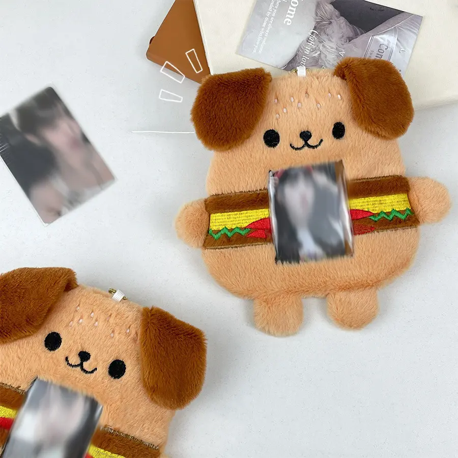 1pcs Plush Photocard Holder, Soft Plush Photocard Holder Cover Protective Case Card Sleeve