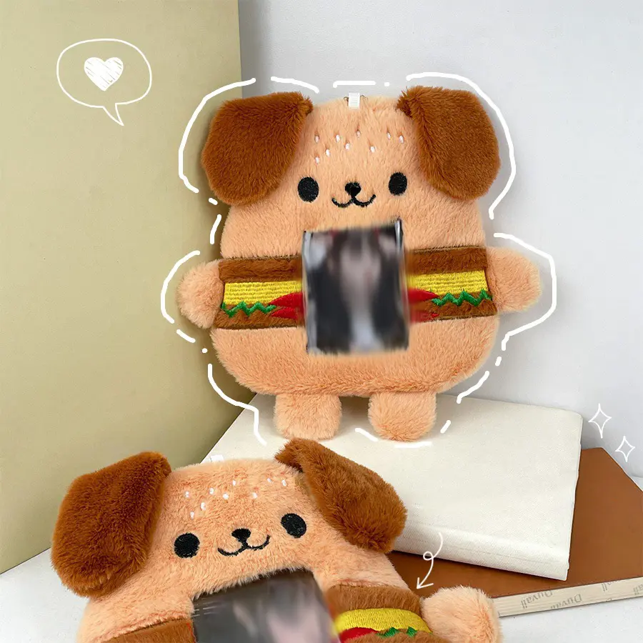 1pcs Plush Photocard Holder, Soft Plush Photocard Holder Cover Protective Case Card Sleeve