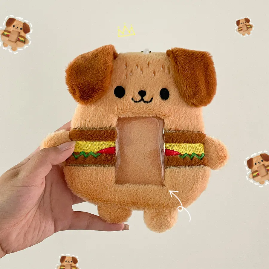 1pcs Plush Photocard Holder, Soft Plush Photocard Holder Cover Protective Case Card Sleeve