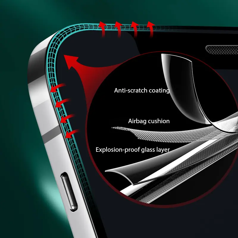 4PCS Full Cover Tempered Glass For iPhone 16 15 14 13 12 11 Pro Max Screen Protector For iPhone 16 15 14 13 11 Pro 16e Glass