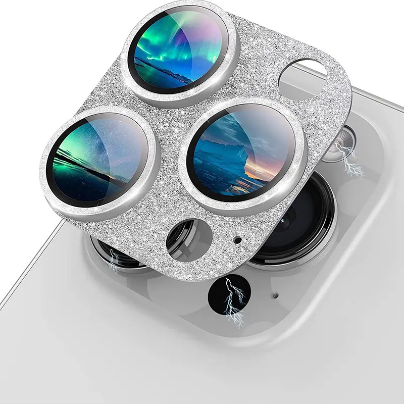 Integral Glitter Armor Lens Film iPhone13 14 15 Pro Max Accessories iphone Camera Protector iphone 15 Lens For Cell Phone Camera