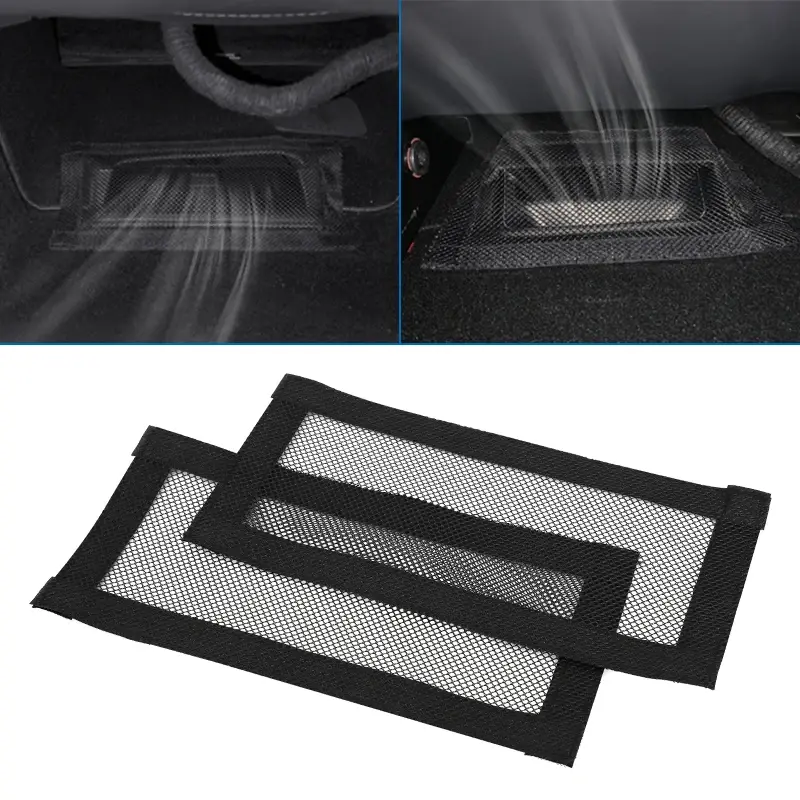 Air Outlet Cover For Tesla Model 3 Y Under Seat Anti-Blocking Dust Protective Net Car Styling Interior Modification Accessories