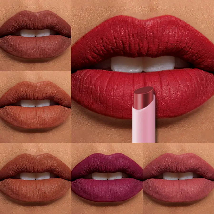 15-color Nude Brown Lip Liner Pencil Sexy Red Matte Smooth Waterproof Lip Liner Long Lasting Lip Makeup  Lipstick Pen for Women