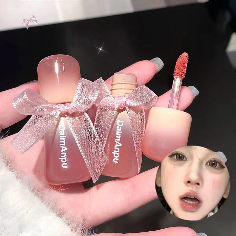 MMirror Water Lip Gloss Nude Moisturizes Lasting No Fade Lipstick Waterproof Lip Tint korean Makeup Labial Glaze Cosmetic Woman