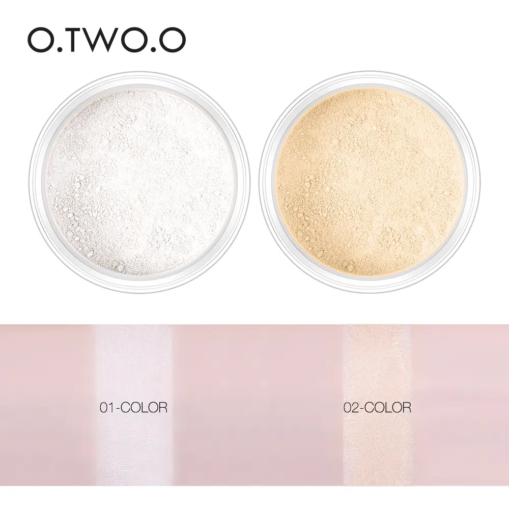 O.TWO.O Loose Powder Matte Face Powder Long Lasting Invisible Pores Base Makeup Setting Powder Waterproof Make up Lock Powder