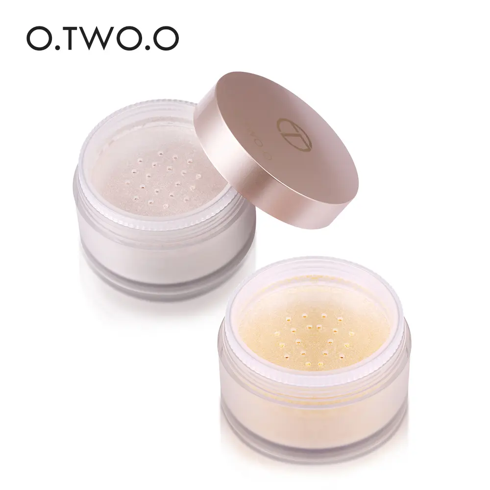 O.TWO.O Loose Powder Matte Face Powder Long Lasting Invisible Pores Base Makeup Setting Powder Waterproof Make up Lock Powder