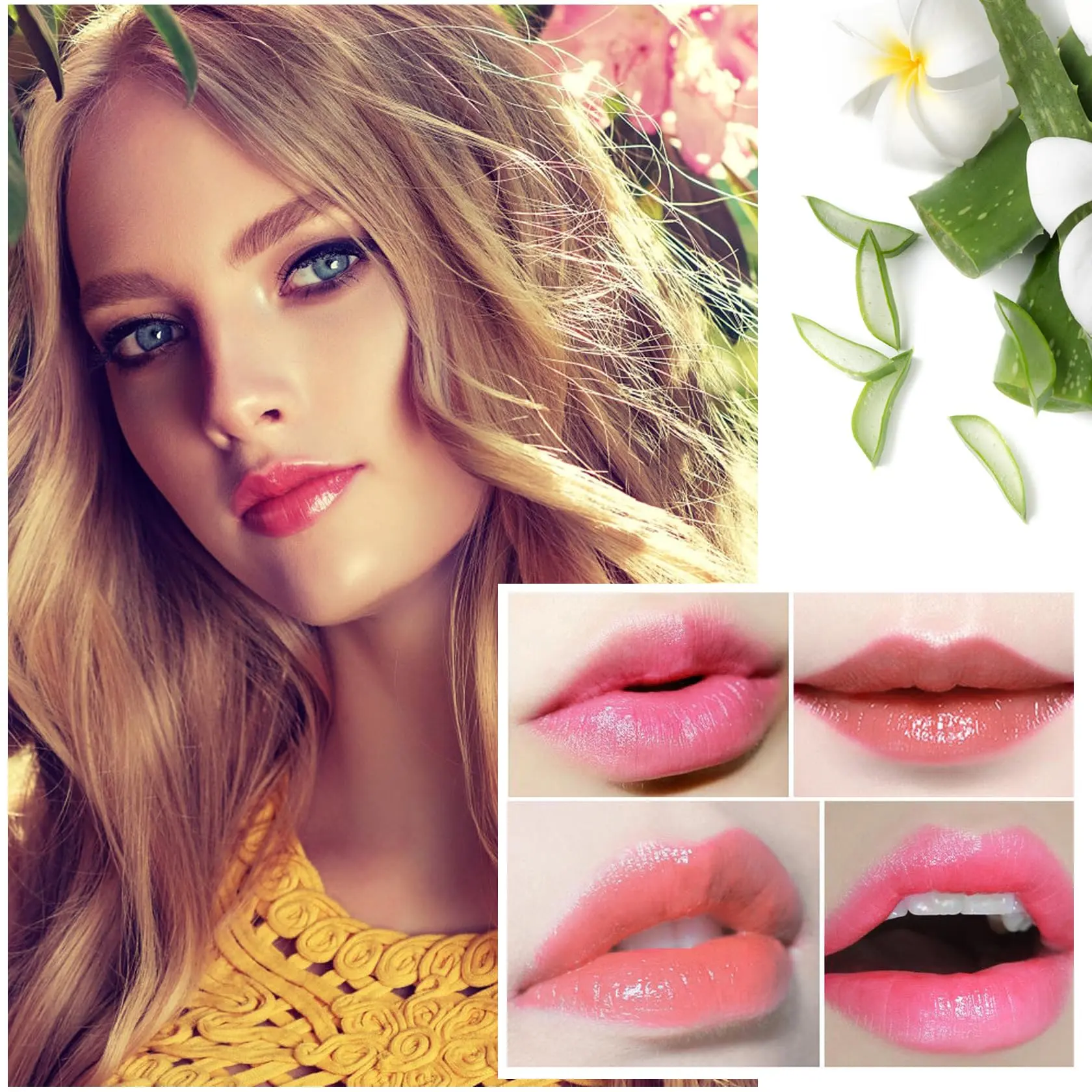 Hydrating Jelly Lipstick,Glow Moisturizing Tinted Lip Balm,Long Lasting Waterproof Plumping Lip Gloss, Mirror Lip Glaze Makeup