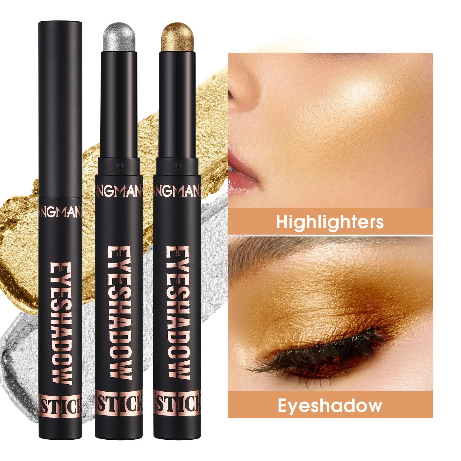 Matte High Gloss Eye Shadow Multi Purpose Stick  Delicate And Smooth  Not Easy To Clump Waterproof And Long Lasting Cosmetics