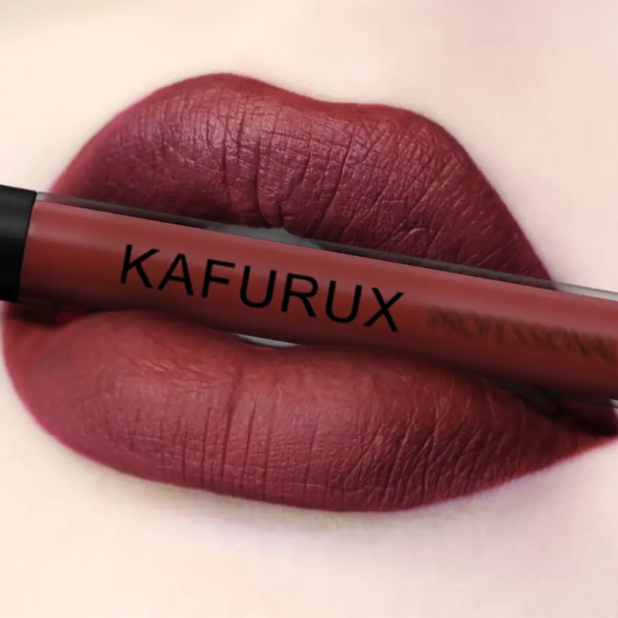 1PC 12 Color Matte Lip Glaze Velvet Finish, Natural Long-lasting Highly Pigmented Liquid Lipstick, Waterproof Lip Makeup Gifts