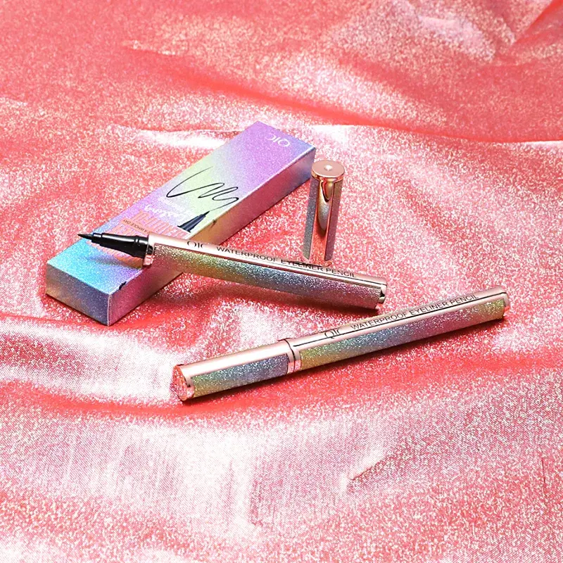 Waterproof Long-Lasting Black Eyeliner Pencil - Women's Cosmetic Eye Makeup Crayon Marker Pen for Smokey Eyes