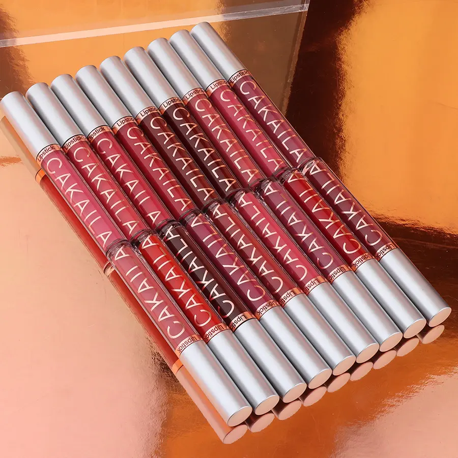 CAKAILA 18-Color NonStick Cup Lip Gloss Matte Velvet Lipstick Waterproof Long-lasting Liquid Lipstick Moisturizing Lip Stick