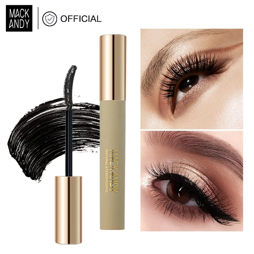 MACKANDY 3D Enhancing Lash & Mascara Primer Infused with Micro-fibers Boosts Mascara Volume, Length & Curl Long-Stay Zero Clumps