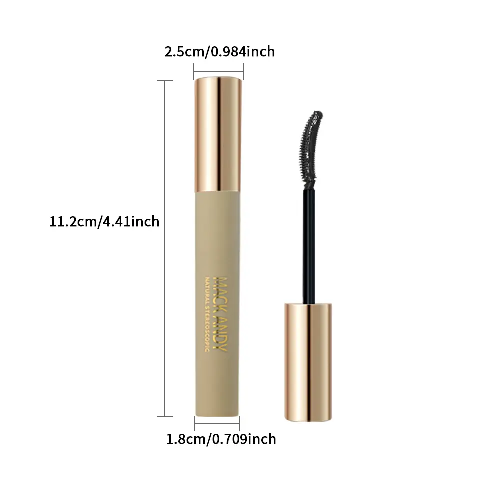 MACKANDY 3D Enhancing Lash & Mascara Primer Infused with Micro-fibers Boosts Mascara Volume, Length & Curl Long-Stay Zero Clumps