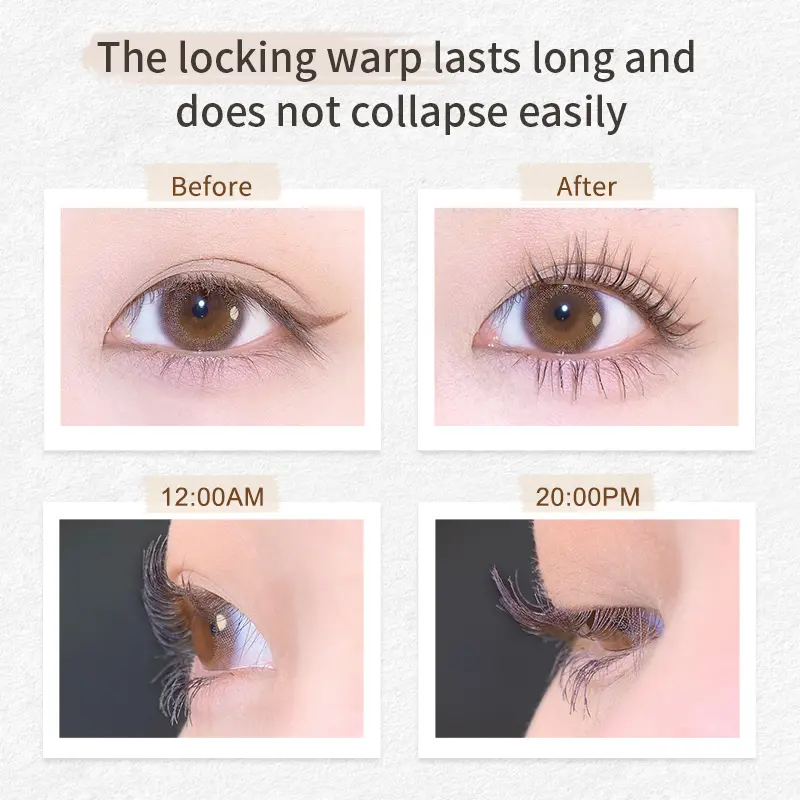 MACKANDY 3D Enhancing Lash & Mascara Primer Infused with Micro-fibers Boosts Mascara Volume, Length & Curl Long-Stay Zero Clumps
