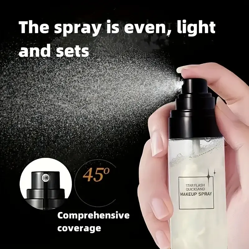 100ml Long-Lasting Makeup Fixing Spray Waterproof Sweatproof Oil-Control Hydrating Setting Mist for Perfect Cosmetics Finish