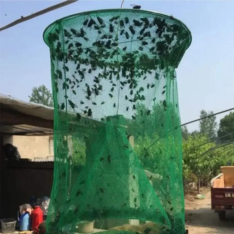 Fly Catcher Pest Control Reusable Hanging Fly Catcher Fly Catcher Cage Net Fly Catcher Garden Hanging Bird CatcherGarden