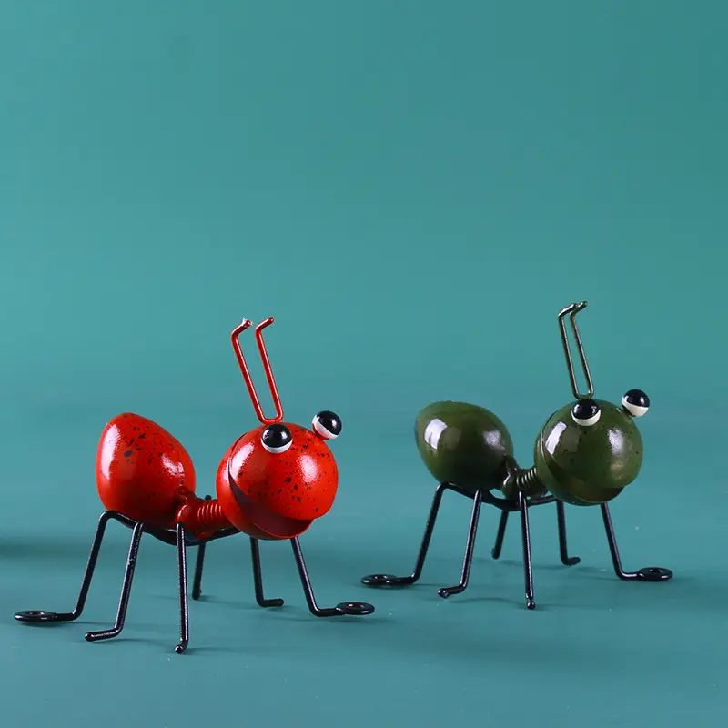 Iron Ant Garden Decoration, Outdoor Lawn Decoration Ornament, Ant Art Sculpture Decoration, Wall Hanging Decoration