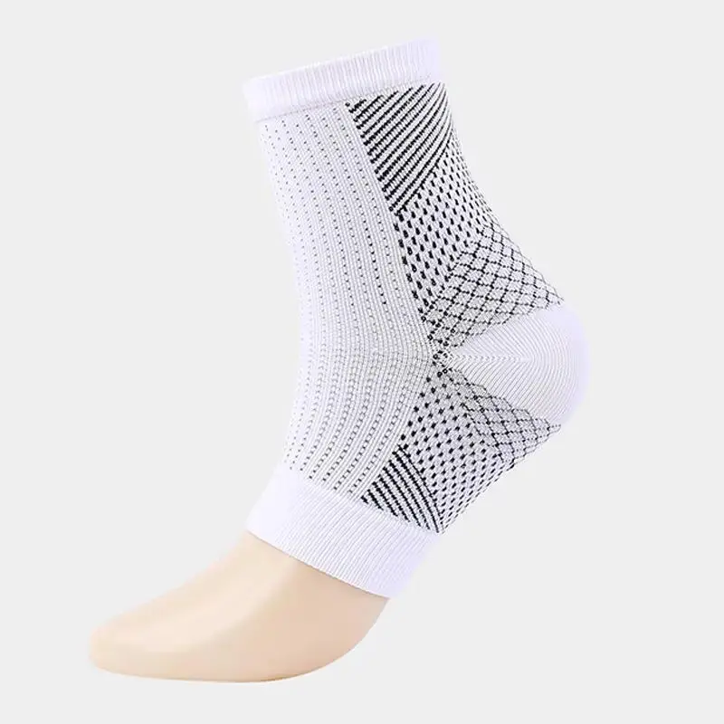 Plantar Fasciitis Compression Socks Best Ankle Compression Sleeve Nano Brace for Everyday Use Provides Arch Support Heel Pain