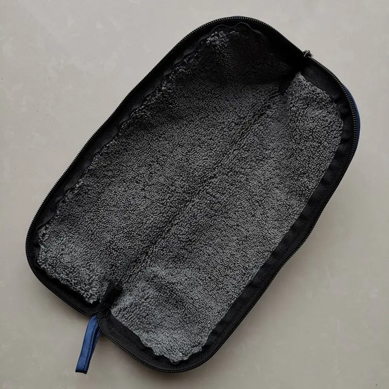 Navy Umbrella Cover Portable Folding Umbrella Storage Bag Zipper Closure with Hanging Rope for Strong Water Absorption