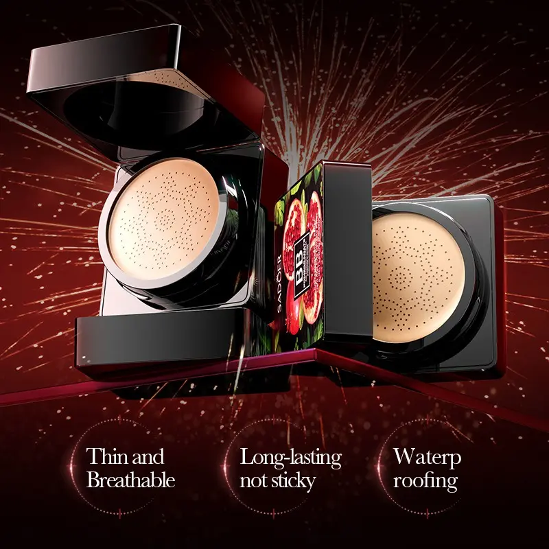 Moisturizing BB Cream Concealer Long-lasting Waterproof Sweat-Resistant Easy to Remove Smooth Makeup Remover