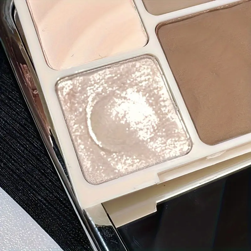4 Colos Matte Highlighter & Bronzer Palette 1pc Face Shading Grooming Powder Long-Lasting Contouring Bronzer Cosmetic Makeup