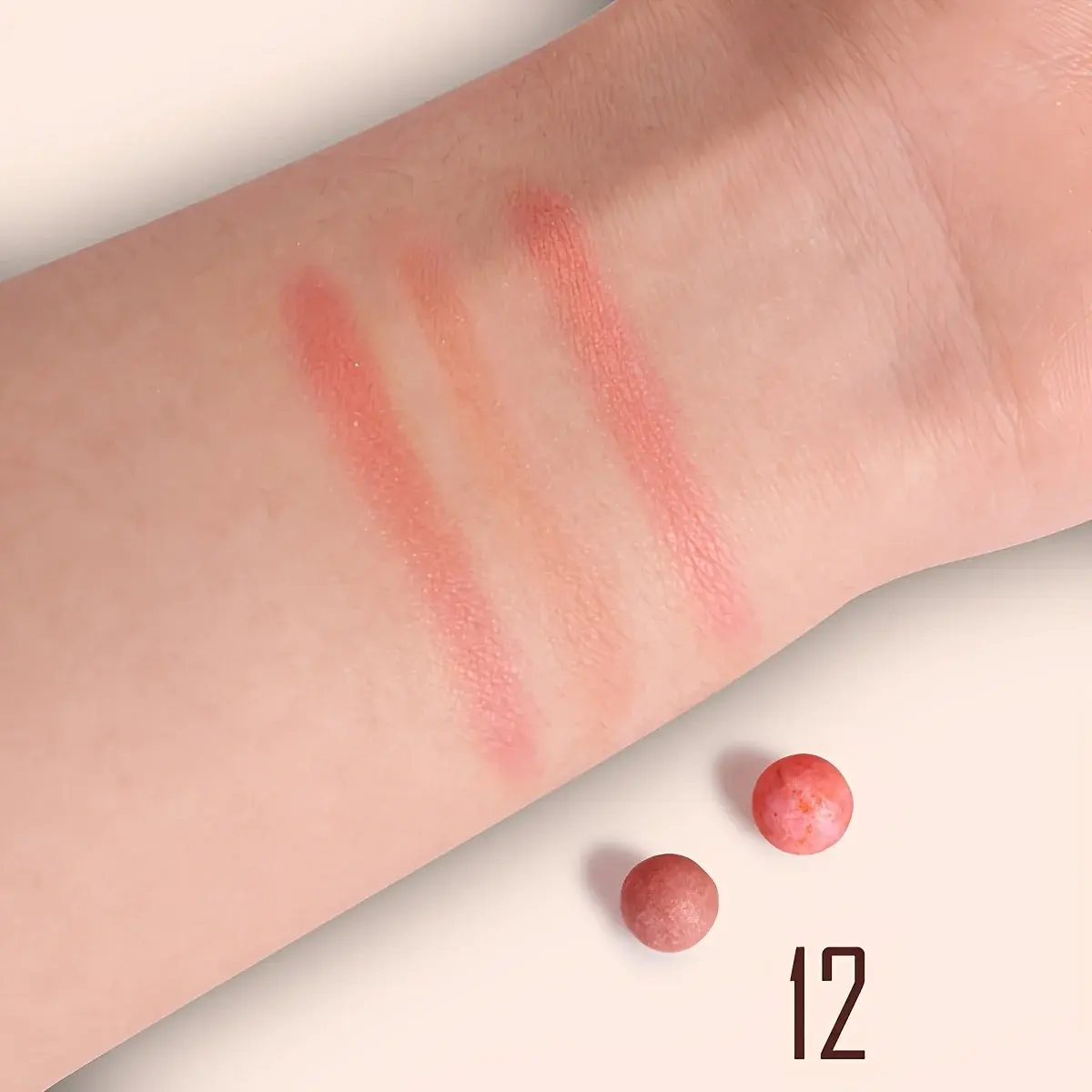2 PCS Matte Face Blusher Natural Cheek Tint Soft Makeup Contouring Female Blush Powder Brightens Face Cosmetic