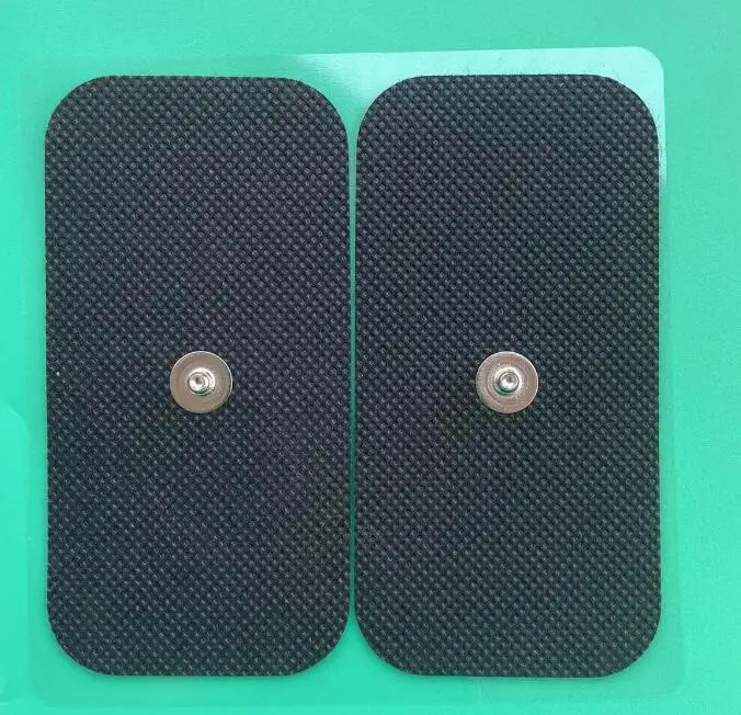 20pcs  New Self Adhesive TENS Electrode Square Larger Studded Pads for Compex Muscle Stimulator Machines