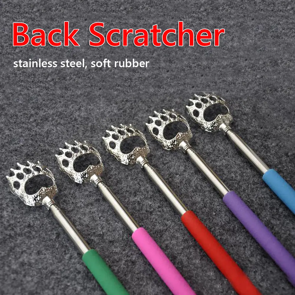 Non-slip Handy Practical Bear Claw Massager Long Life Pocket Scratcher Clip