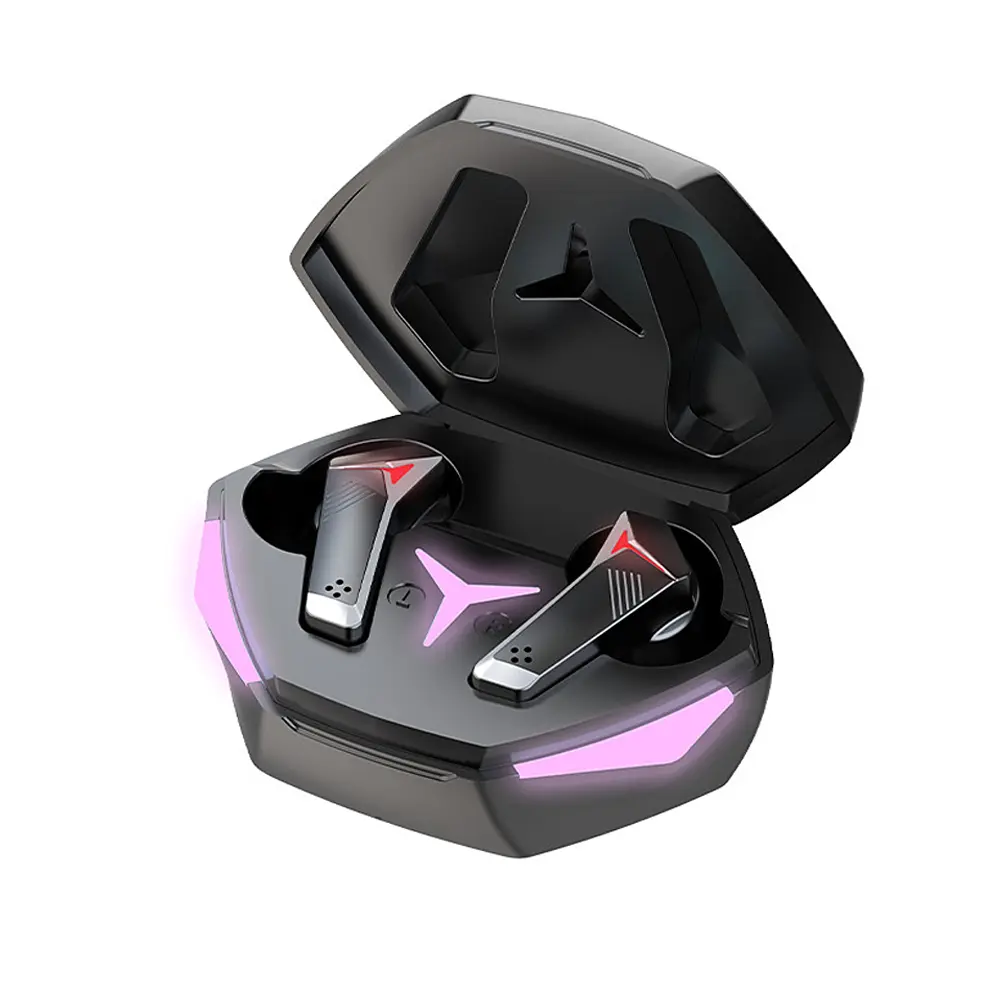 T33 TWS Gaming Headsets Low Latency Bluetooth-compatibl Earphones Stereo Wireless 5.2 Noise Cancellation Touch Control Headphone