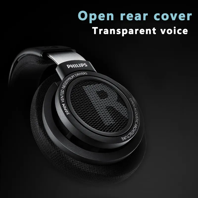 Philips SHP9500 HiFi Stereo HD Headphones Music Esports Game Earphone Wired 3.5mm 6.3mm Interface for Universal Computer Laptop