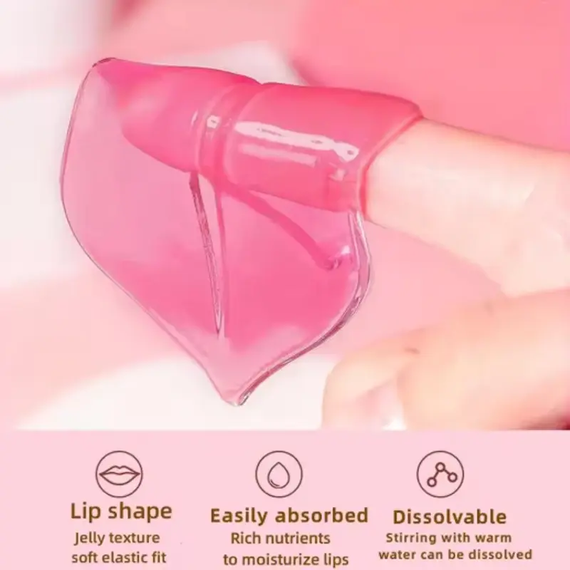 20PCS Crystal Collagen Lip Mask Moisturizing Lip Patches Beauty Lips Plumper Hydrating Beauty Lips Masks Skin Care Cosmetics
