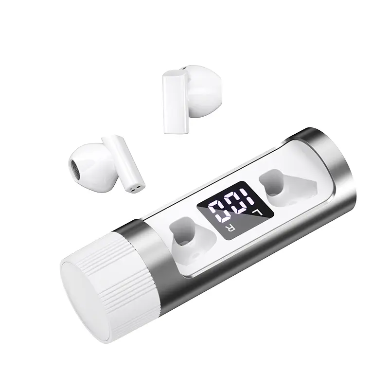 New Wireless Bluetooth Headset K6 Metal Rotating Earbuds TWS Esports Gaming Headset Low Latency In-Ear Digital Display Headset