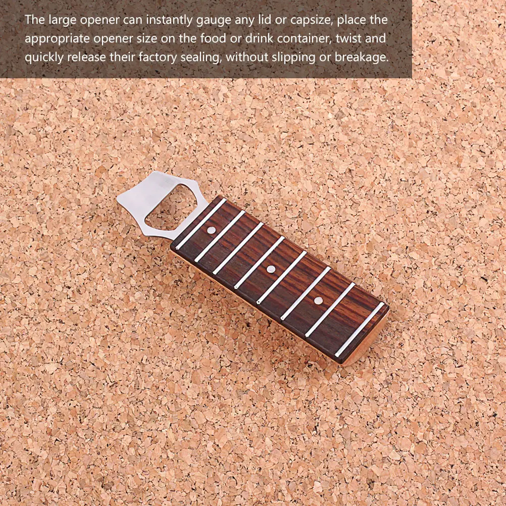Guitar Handle Bottle Opener Beer Openers Musical Instrument Bamboo Shaped Keychain