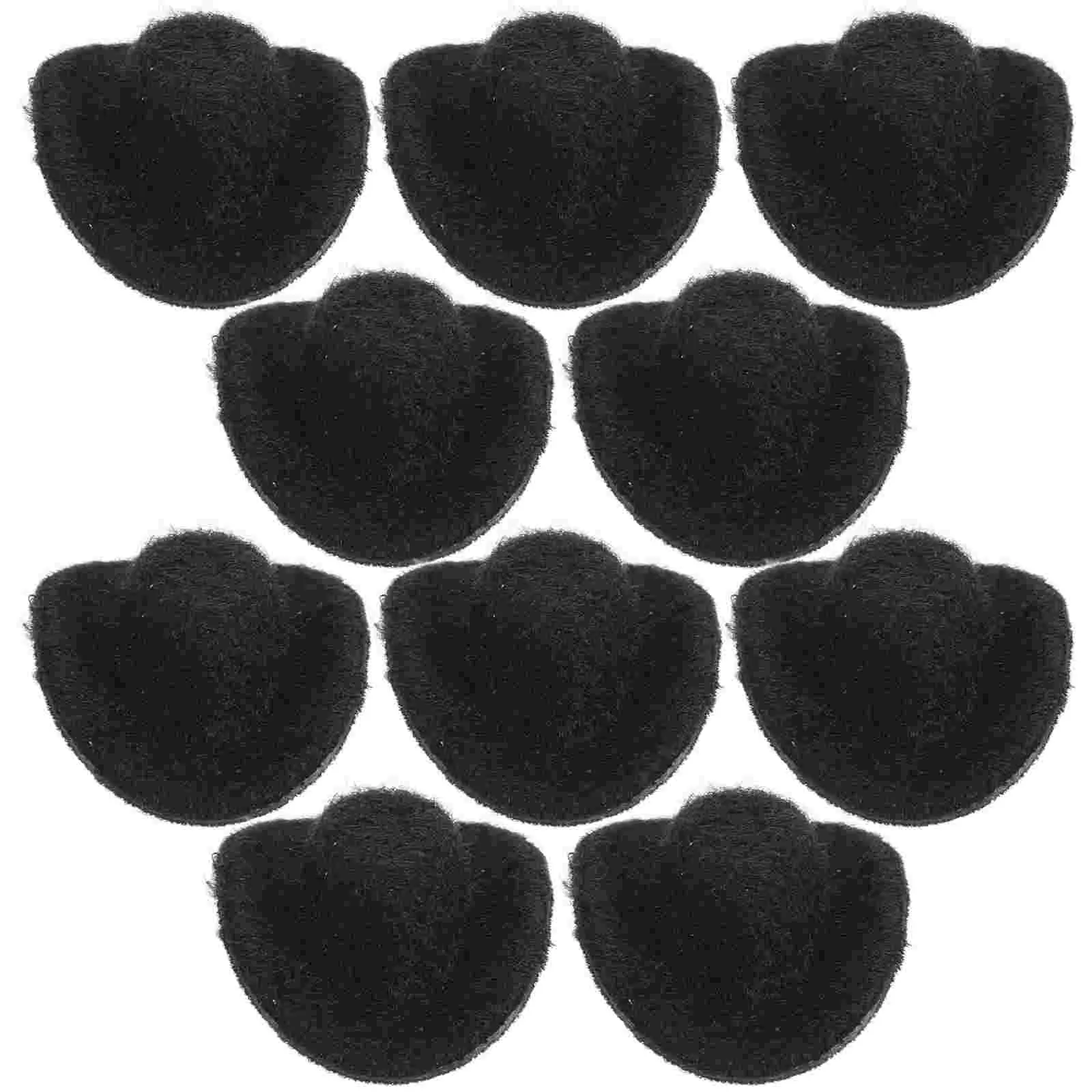 10 Pcs Miniature Hats Fashion Accessories Plastic Western Headwear Mini Top Hats For Crafting Festive Party Supplies