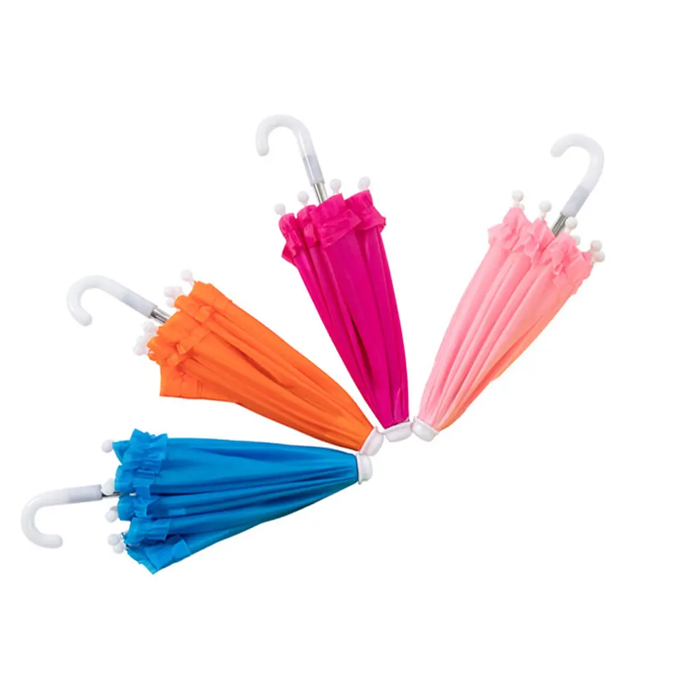 4 Pcs Mini Lace Umbrella Toy Kid Umbrella Toy Decorative Children Umbrella Shade Parasol Household Merchandises
