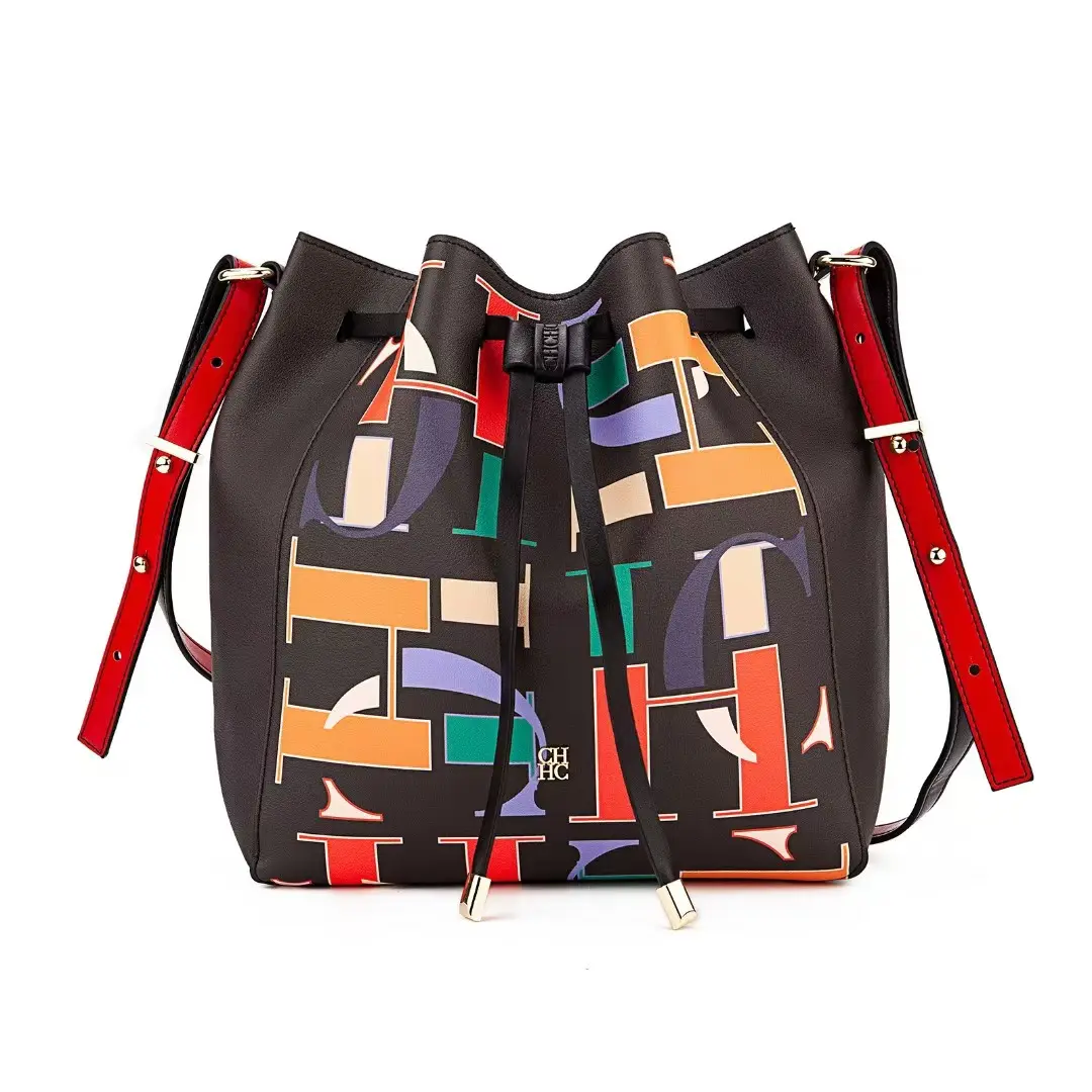 Women's Crossbody Bag Unique Letter Print Design Women's Shoulder Bag High Fashion Daily Commuter Style Women's Bucket Bag