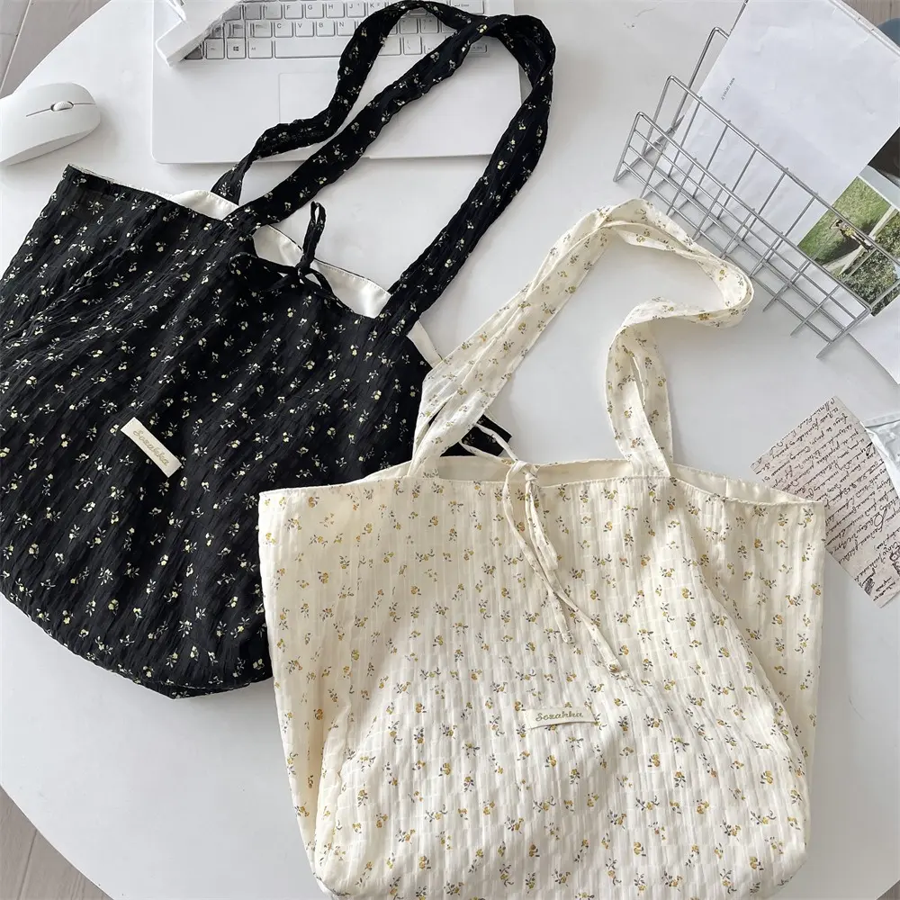 Fresh sweet Tote Bag for Women Girls Kids Shoulder Bag with Inner Pocket For Work Travel And Shopping Dropshipping