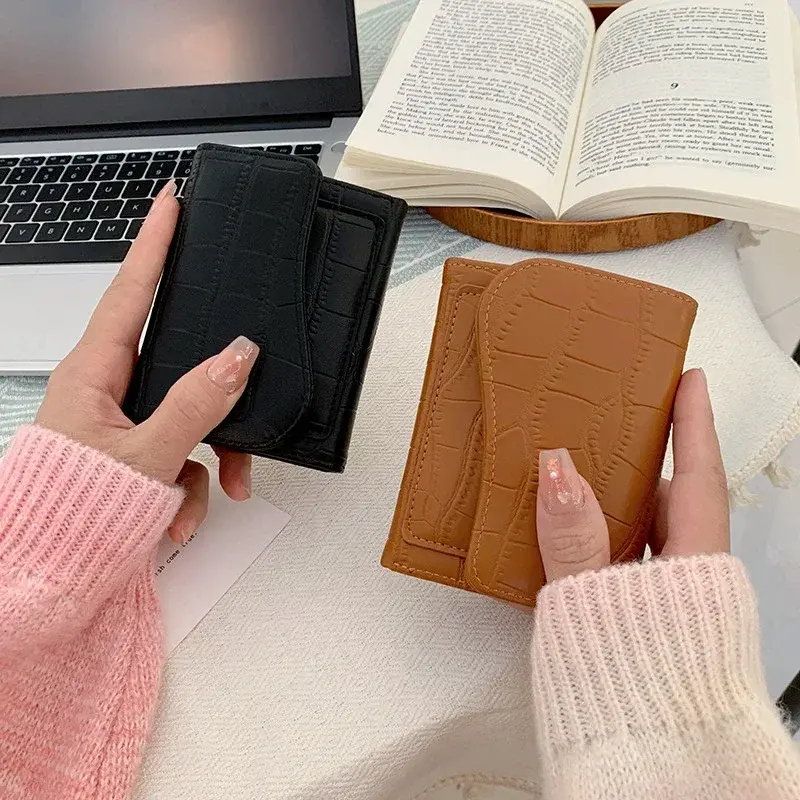 Fashion Wallet Short Coin Purse Women Wallets Card Holder Handbag Ladies Small Wallet Female Hasp Mini Clutch Girl Money Bag